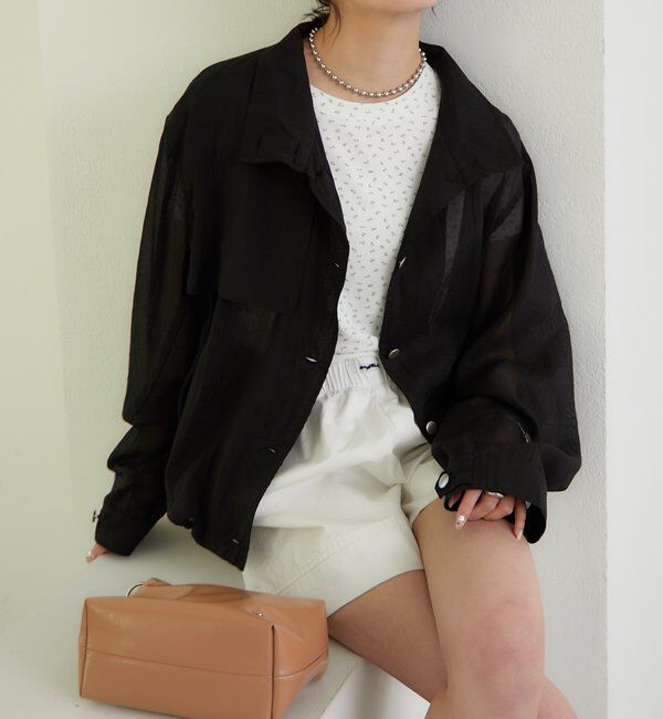  「シアートレンチブルゾン」|ブルゾン・スタジャン|