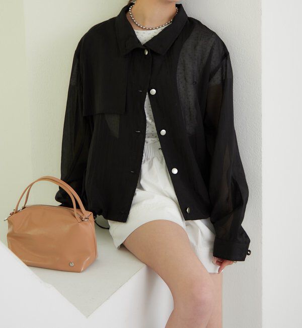  「シアートレンチブルゾン」|ブルゾン・スタジャン|