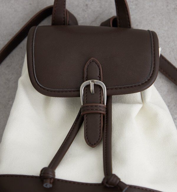  「ベルト付きコンビミニリュック」|トートバッグ|