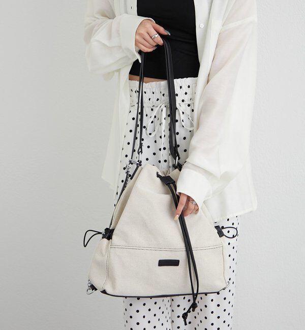  「タグ付き2wayBAG	」|トートバッグ|