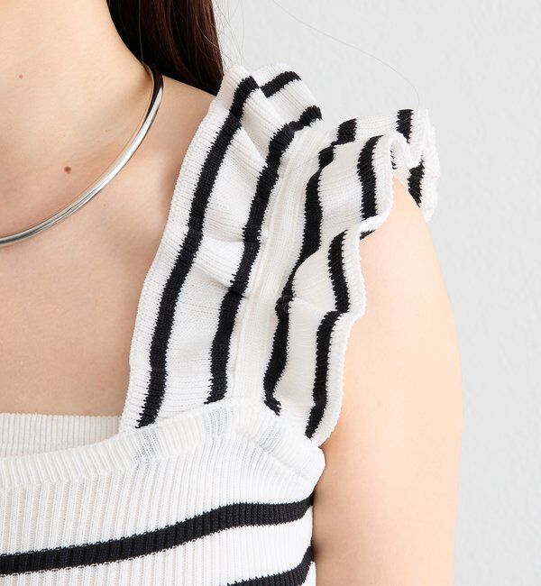  「フリルタンクニット」|ニット・セーター|