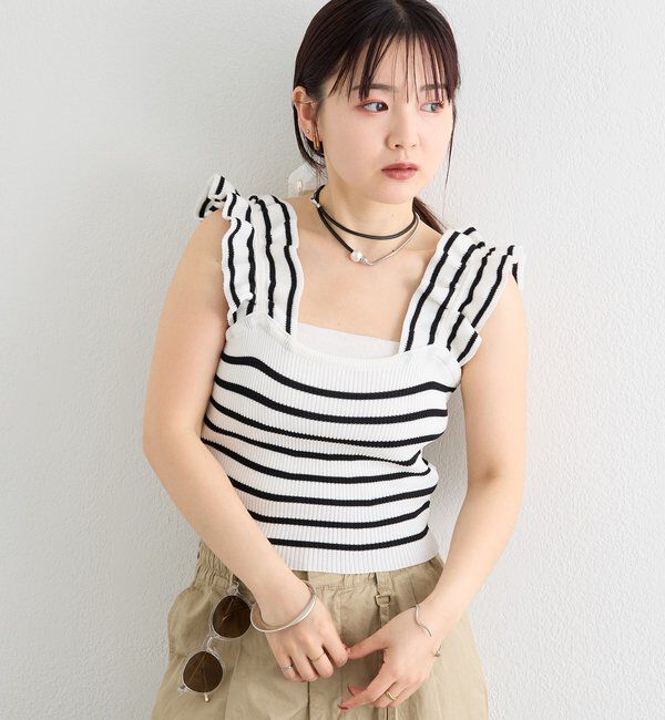  「フリルタンクニット」|ニット・セーター|