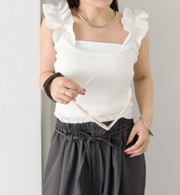  「フリルタンクニット」|ニット・セーター|