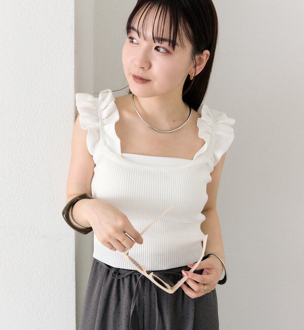  「フリルタンクニット」|ニット・セーター|