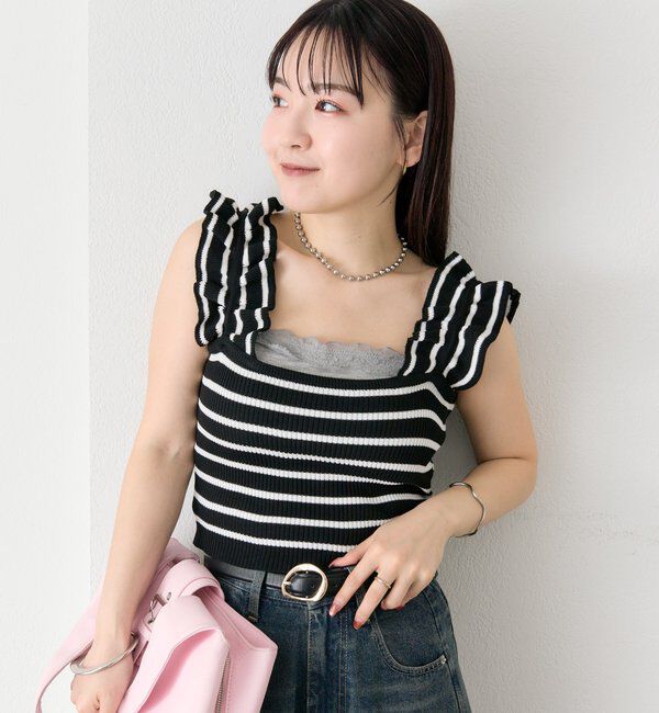  「フリルタンクニット」|ニット・セーター|