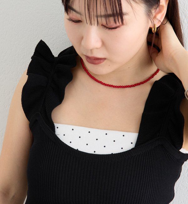  「フリルタンクニット」|ニット・セーター|