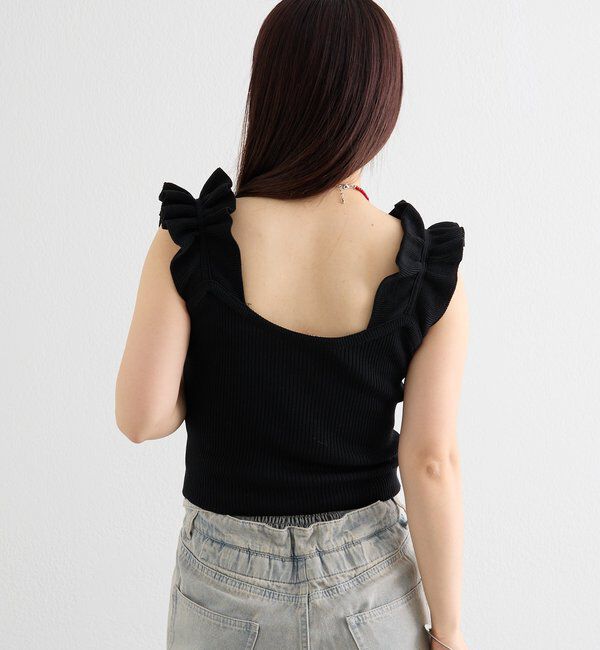  「フリルタンクニット」|ニット・セーター|