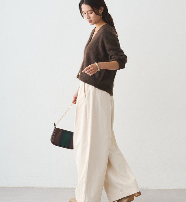  「シャギーショートニットカーディガン」|ニット・セーター|