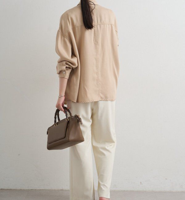  「【サイズ展開あり/初夏まで着られる】フルイドデニムシャツ」|シャツ・ブラウス|