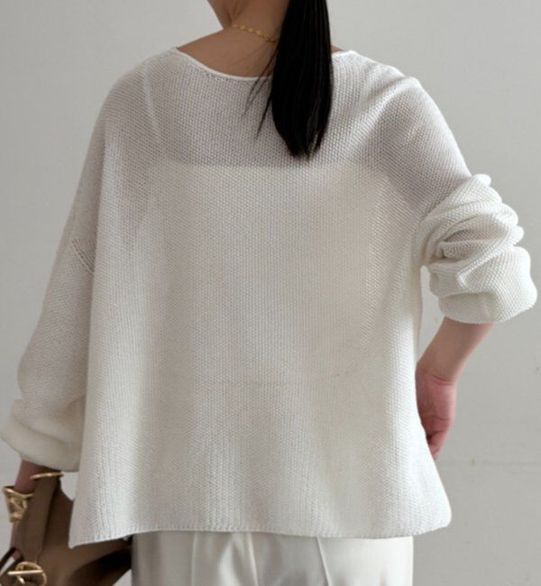  「2WAYギマコットンニット」|ニット・セーター|