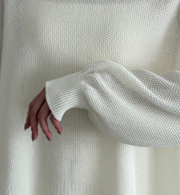  「2WAYギマコットンニット」|ニット・セーター|