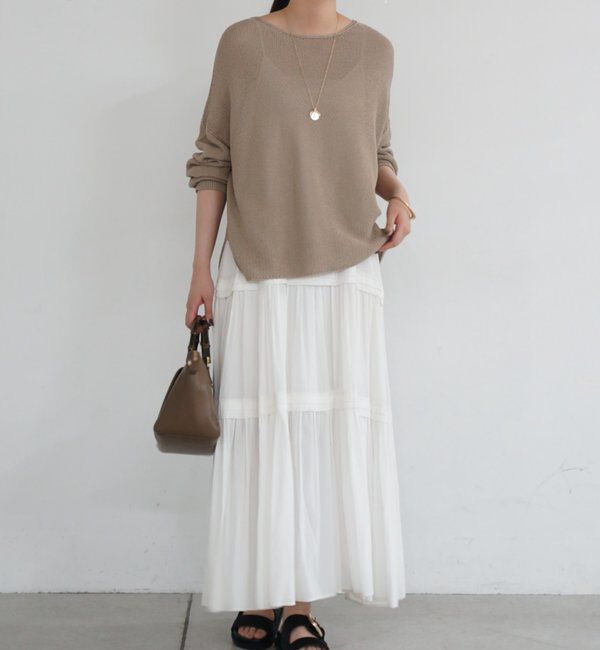  「2WAYギマコットンニット」|ニット・セーター|