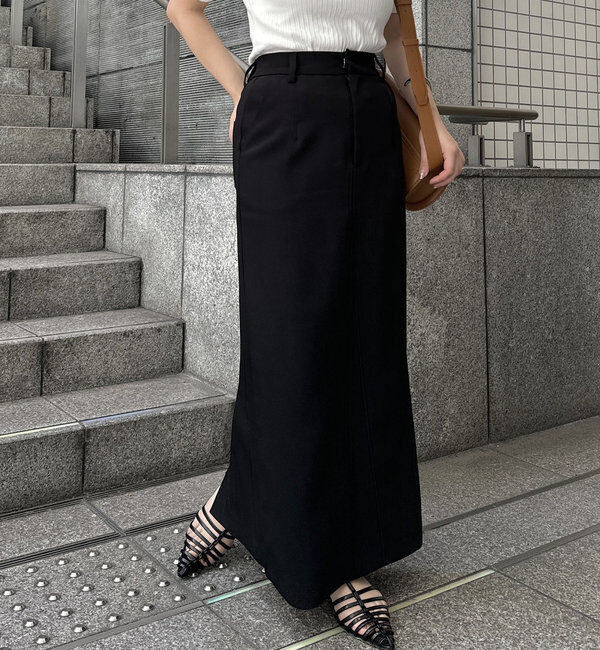  「【累計1万枚突破/全骨格◎/低身長サイズ】マキシIラインスカート」|スカート|