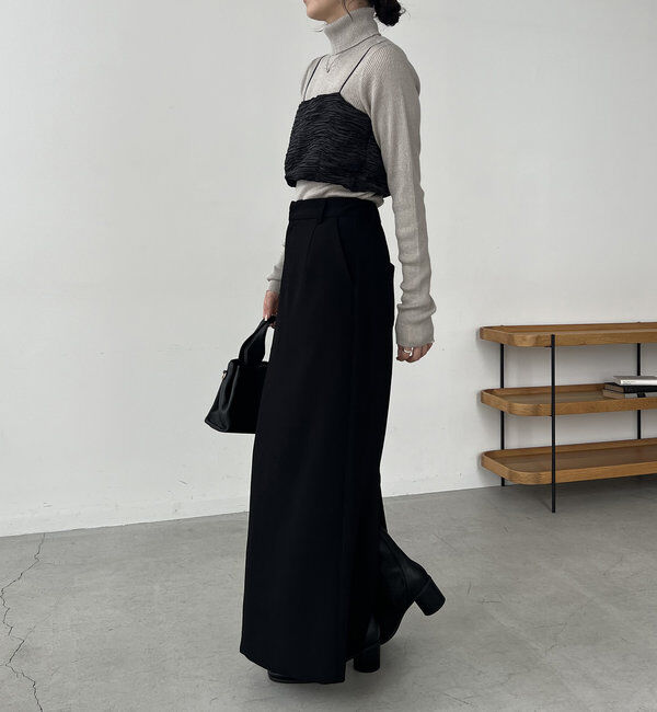  「【累計1万枚突破/全骨格◎/低身長サイズ】マキシIラインスカート」|スカート|