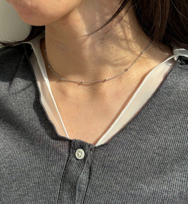  「〈GOLDY/ゴールディ〉ビーズチェーンSETネックレス」|リング|