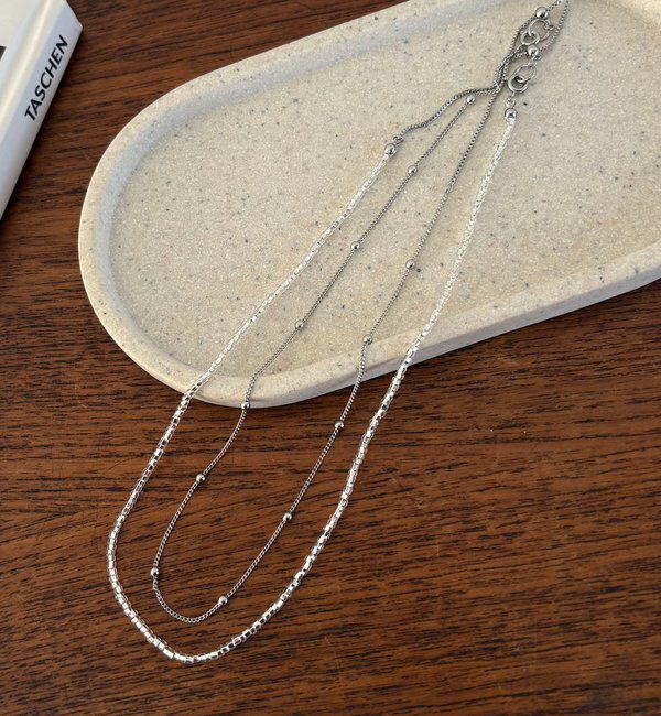  「〈GOLDY/ゴールディ〉ビーズチェーンSETネックレス」|リング|