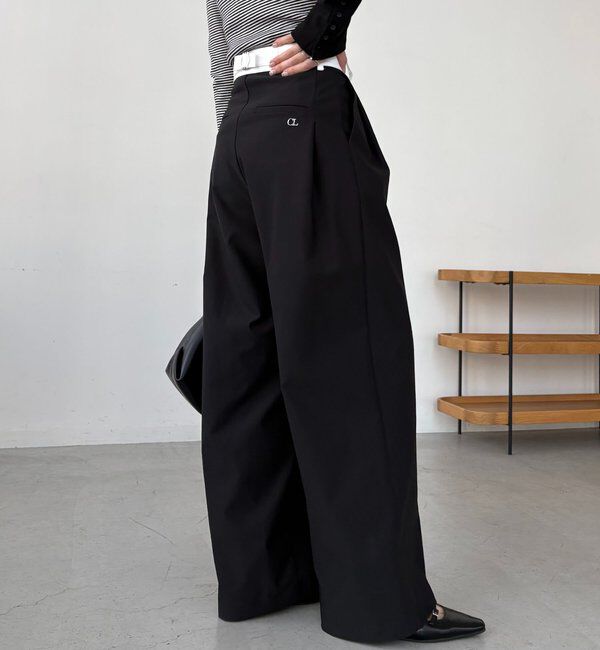  「〈C.L〉バイカラーウエストパンツ」|チノ|