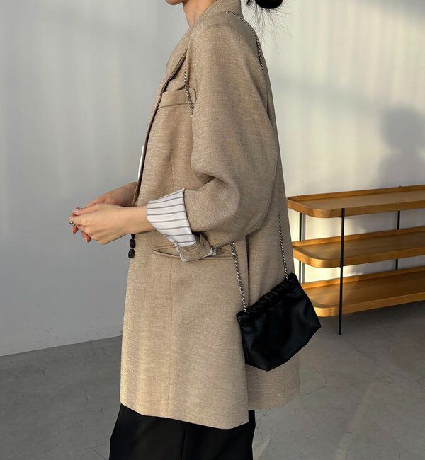  「【サイズ展開あり】〈C.L〉リネンタッチテーラードジャケット」|テーラードジャケット|