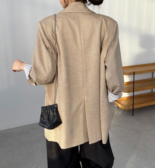  「【サイズ展開あり】〈C.L〉リネンタッチテーラードジャケット」|テーラードジャケット|