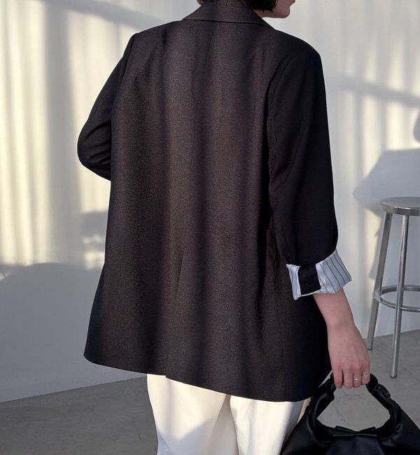 「【サイズ展開あり】〈C.L〉リネンタッチテーラードジャケット」|テーラードジャケット|