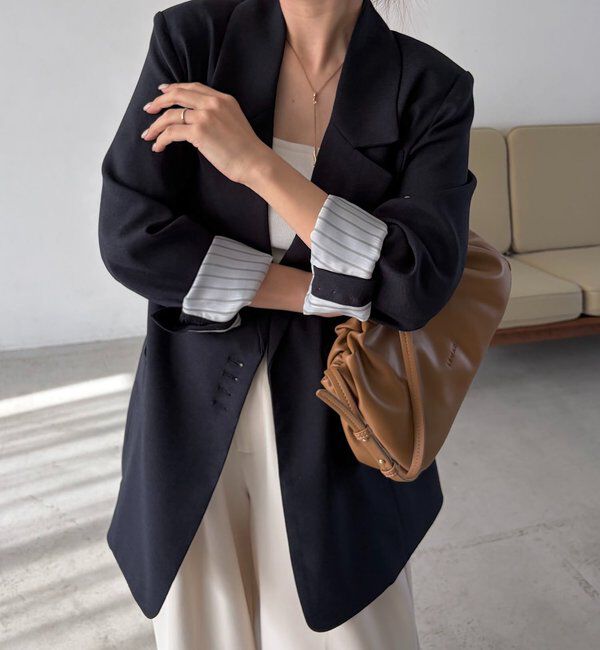  「【サイズ展開あり】〈C.L〉リネンタッチテーラードジャケット」|テーラードジャケット|