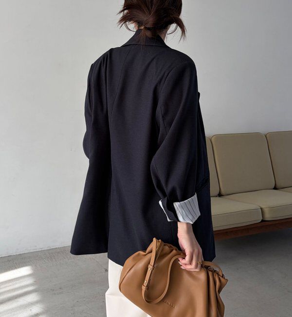  「【サイズ展開あり】〈C.L〉リネンタッチテーラードジャケット」|テーラードジャケット|