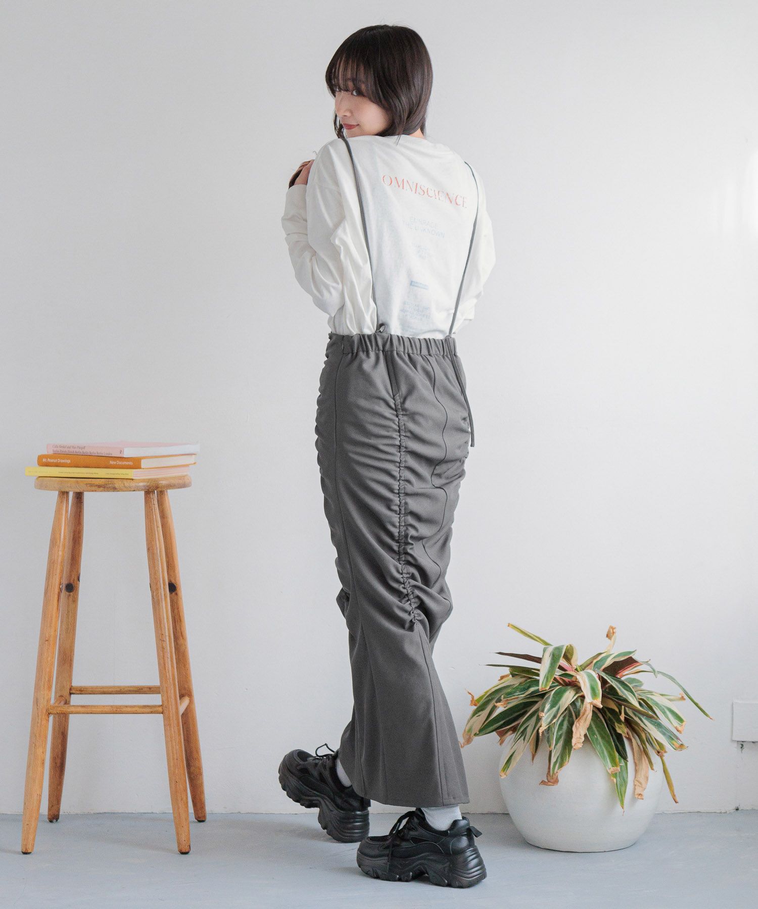 LOWRYS FARM「サスツキシャーリングスカート」|スカート|