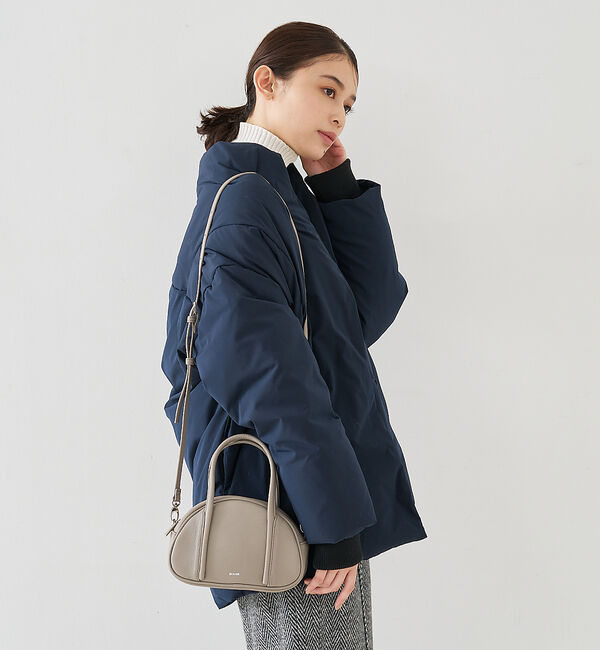 collex「【WEB限定】【BEAURE/ヴュレ】カウレザー テリーヌミニ2WAYバッグ」|ショルダー・メッセンジャー|グレー