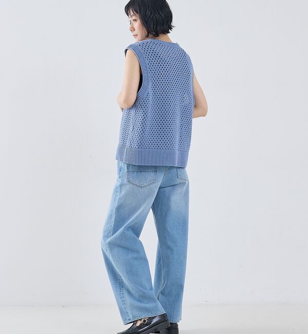 collex「メッシュ柄ベスト」|ベスト・ジレ|