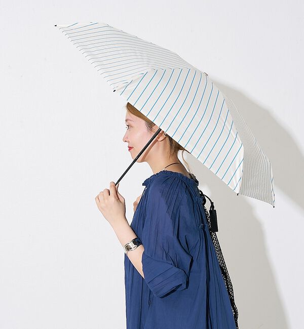 collex「日傘 ストライプ 晴雨兼用 折りたたみ傘 ALL IN UMBRELLA【ass」|傘|