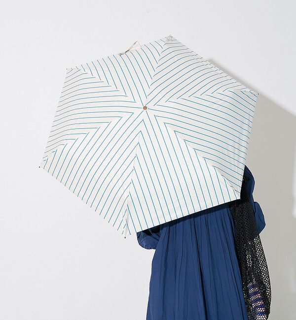 collex「日傘 ストライプ 晴雨兼用 折りたたみ傘 ALL IN UMBRELLA【ass」|傘|