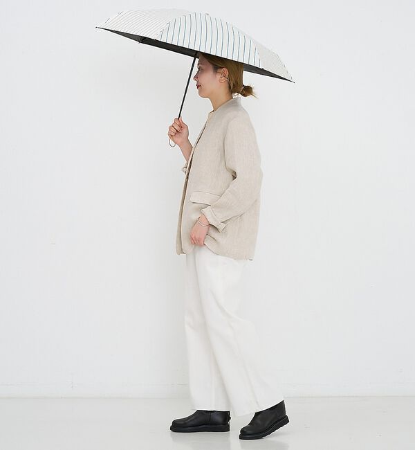 collex「日傘 ストライプ 晴雨兼用 折りたたみ傘 ALL IN UMBRELLA【ass」|傘|