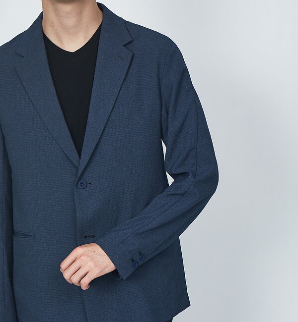 ABAHOUSE「【FLAT TECH】2ボタン イージー ジャケット」|テーラードジャケット|