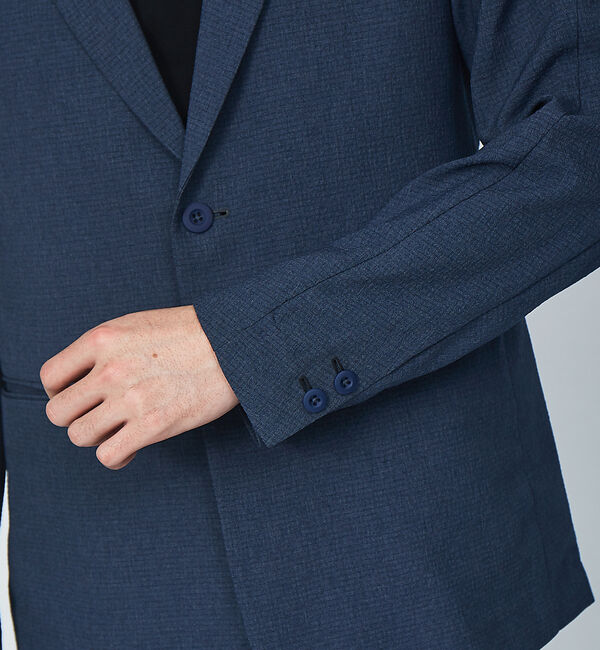 ABAHOUSE「【FLAT TECH】2ボタン イージー ジャケット」|テーラードジャケット|