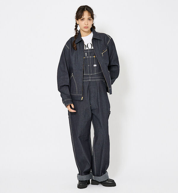 ABAHOUSE「【Lee/リー】DUNGAREES オーバーオールパンツ /サロペットデニムパン」|オールインワン|