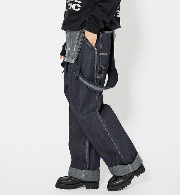 ABAHOUSE「【Lee/リー】DUNGAREES オーバーオールパンツ /サロペットデニムパン」|オールインワン|