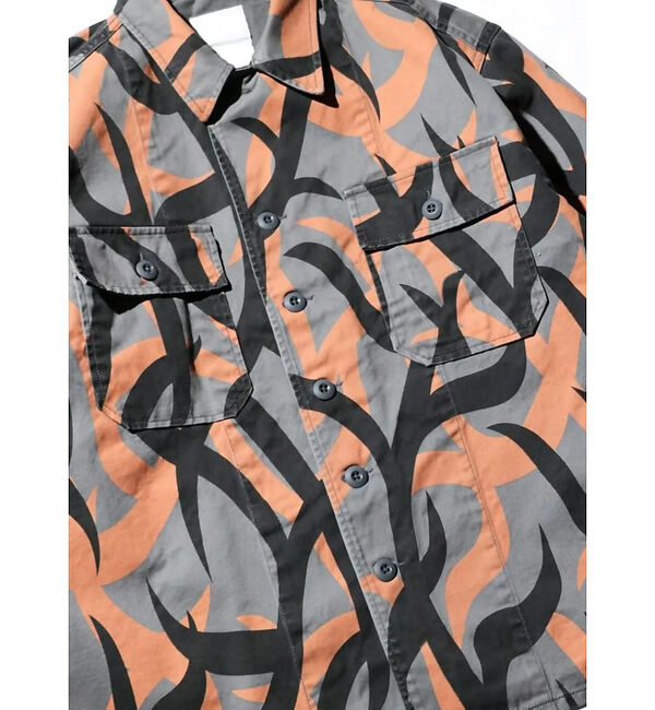 ABAHOUSE「【MADE IN STANDARD】FATIGUE UNIFORM SHIRT」|ミリタリー・モッズコート|
