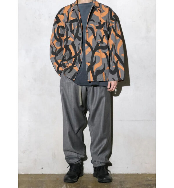 ABAHOUSE「【MADE IN STANDARD】FATIGUE UNIFORM SHIRT」|ミリタリー・モッズコート|