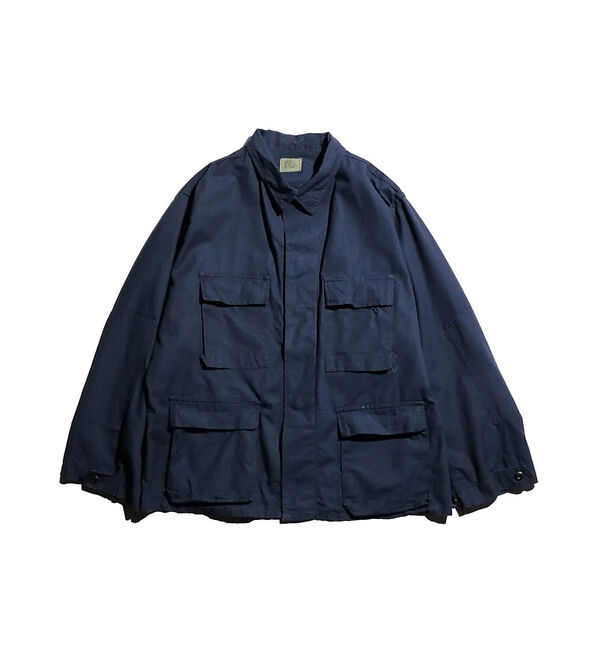 ABAHOUSE「【U.SMILITARY】COTTON RIPJACKET/ミリタリー/ジャケッ」|ミリタリー・モッズコート|ブラック