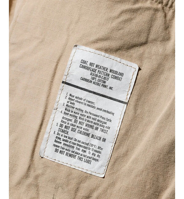 ABAHOUSE「【U.SMILITARY】COTTON RIPJACKET/ミリタリー/ジャケッ」|ミリタリー・モッズコート|