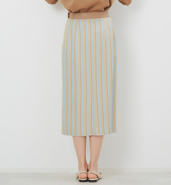 Rouge vif「RIOPELEストライプタイトスカート」|スカート|