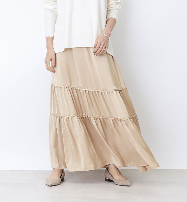 Rouge vif「切り替えギャザースカート」|スカート|