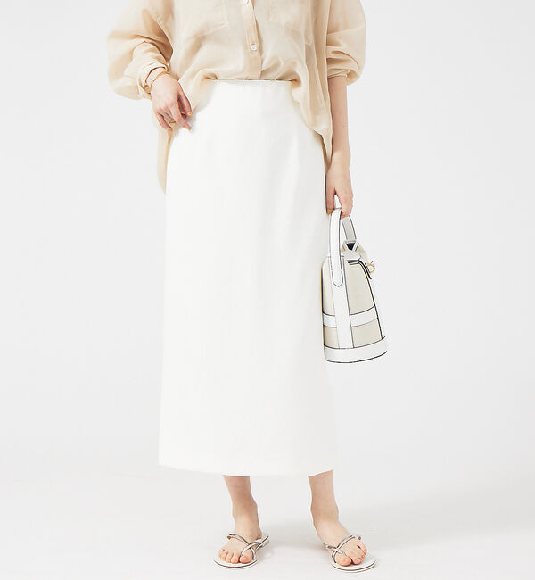 Rouge vif「【XSサイズ展開】4WAYストレッチタイトスカート」|スカート|ホワイト