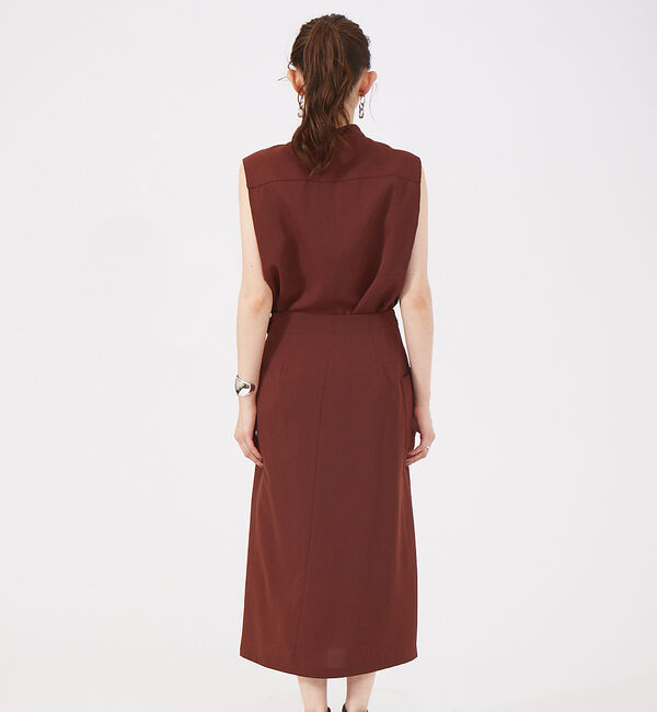 Rouge vif「【セットアップ対応】ラップスカート」|スカート|