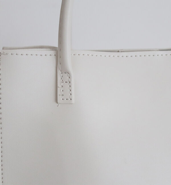 Rouge vif「エコレザー2WAYトートバッグ」|ショルダー・メッセンジャー|