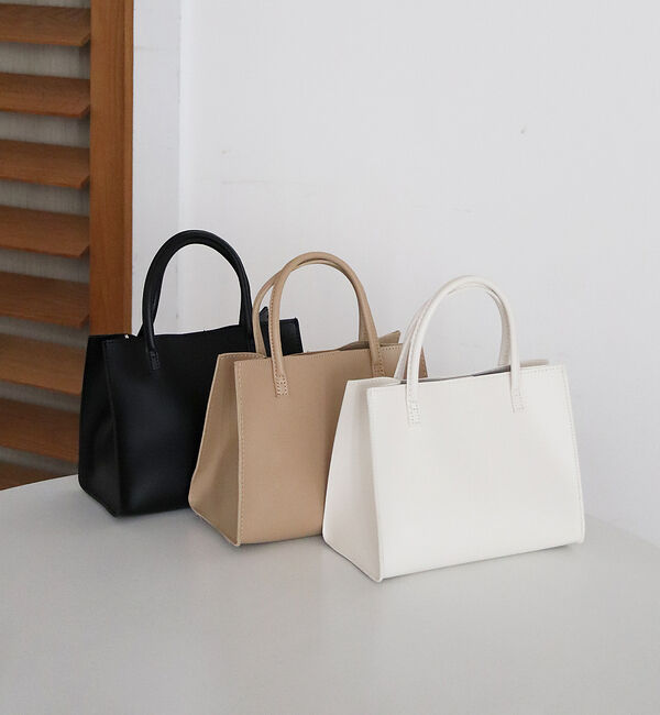 Rouge vif「エコレザー2WAYトートバッグ」|ショルダー・メッセンジャー|