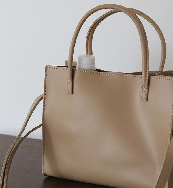 Rouge vif「エコレザー2WAYトートバッグ」|ショルダー・メッセンジャー|