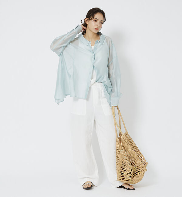 Rouge vif「【追加】レーヨンリネンベイカーイージーパンツ」|その他|