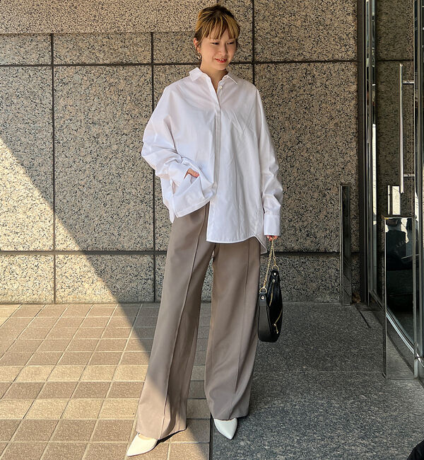 Rouge vif「マチ付きドルマンワイドシャツ」|シャツ・ブラウス|