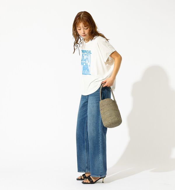 Rouge vif「【MADE IN MADA /メイドインマダ】ワンハンドル かごバッグ」|かごバッグ|